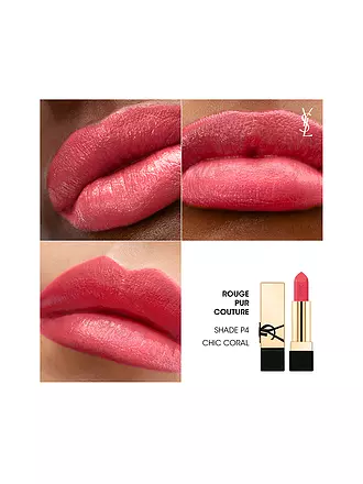 YVES SAINT LAURENT | Lippenstift - Rouge Pur Couture Lippenstift (08 Bitten Brown) | koralle
